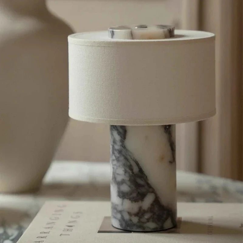 AUREA – Lampe de Chevet en Marbre Naturel Luxe