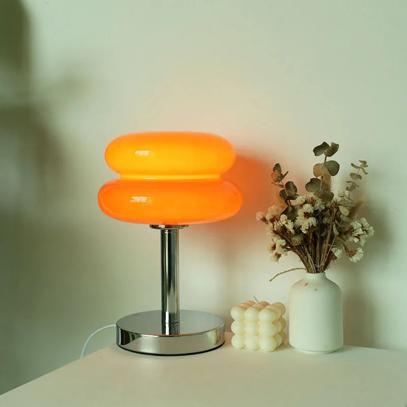 MACARON – Lampe de Table Macaron en Verre
