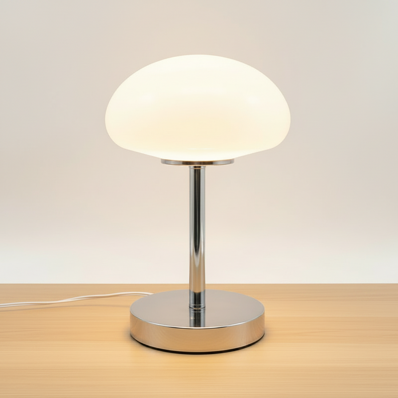 CAPSULA – Lampe de Table Dôme Ovale en Verre Murano