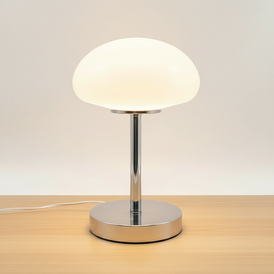CAPSULA – Lampe de Table Dôme Ovale en Verre Murano