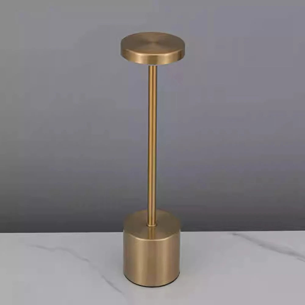 AMBRA – Lampe de Table Tactile Rechargeable Dorée