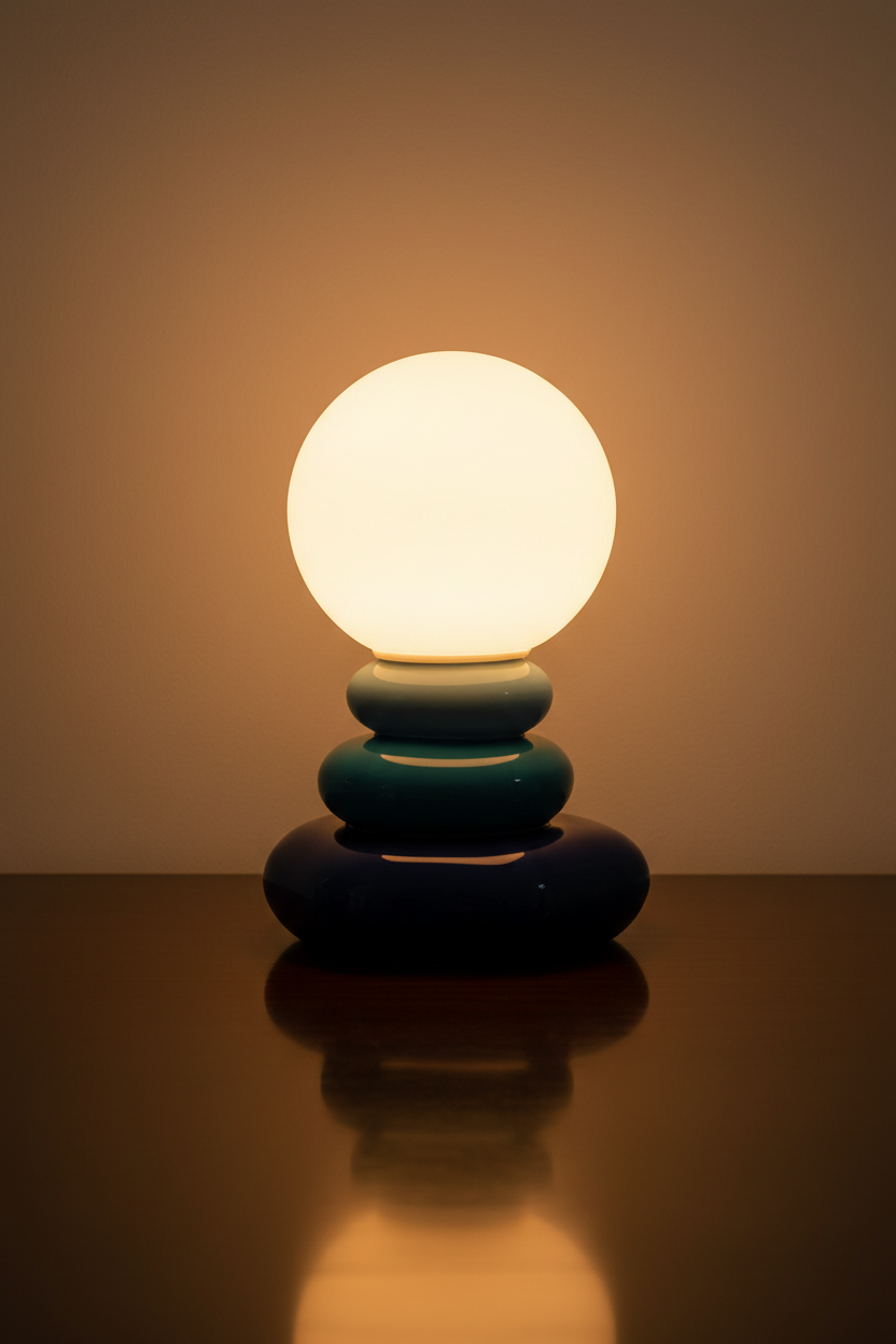 GALEA – Lampe de Chevet en Céramique Colorée