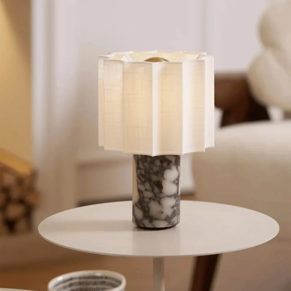 AUREA – Lampe de Chevet en Marbre Naturel Luxe