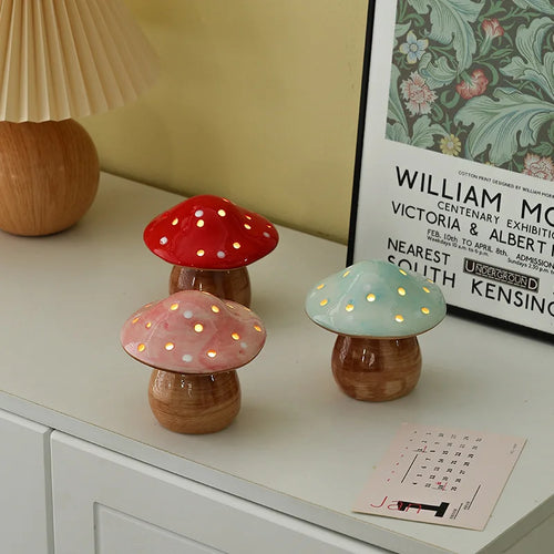 FUNGY – Veilleuse Champignon en Céramique