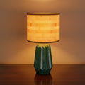 OLIVA – Lampe de Chevet Céramique et Abat-Jour en Lin