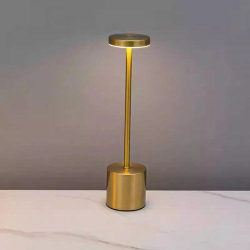 AMBRA – Lampe de Table Tactile Rechargeable Dorée