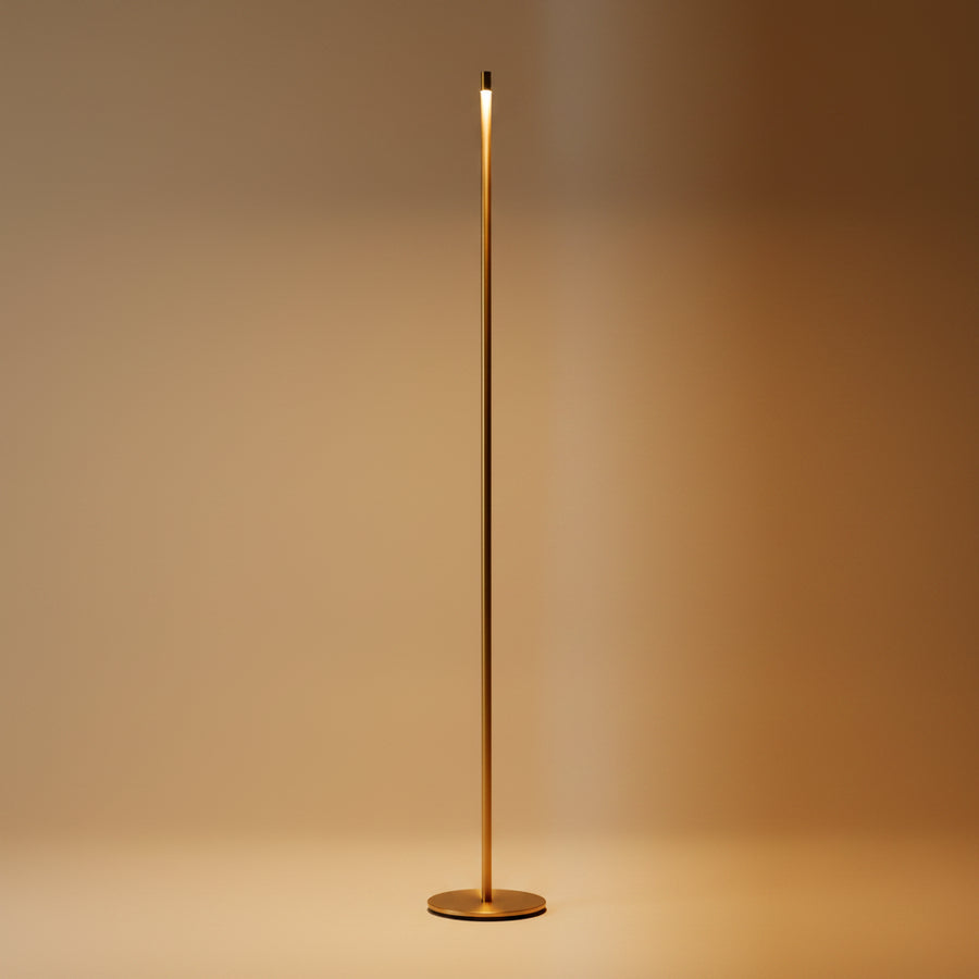 HALO – Lampadaire Nordique Doré Dimmable