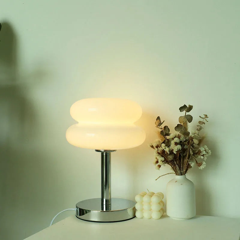 MACARON – Lampe de Table Macaron en Verre