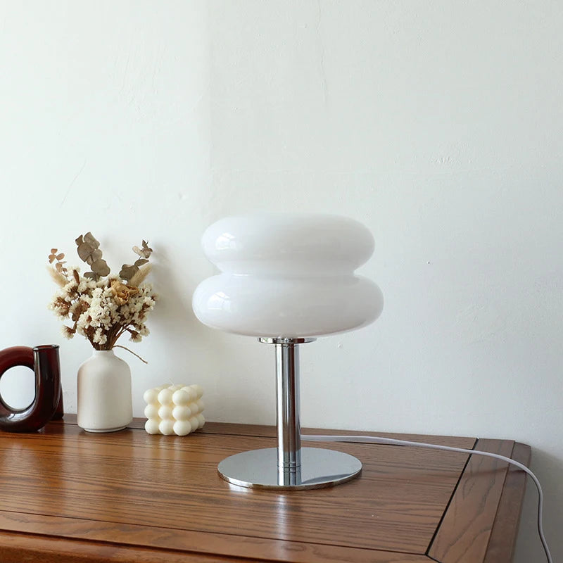 MACARON – Lampe de Table Macaron en Verre