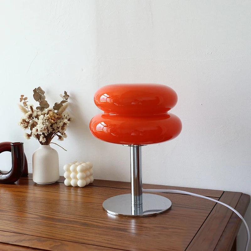 MACARON – Lampe de Table Macaron en Verre