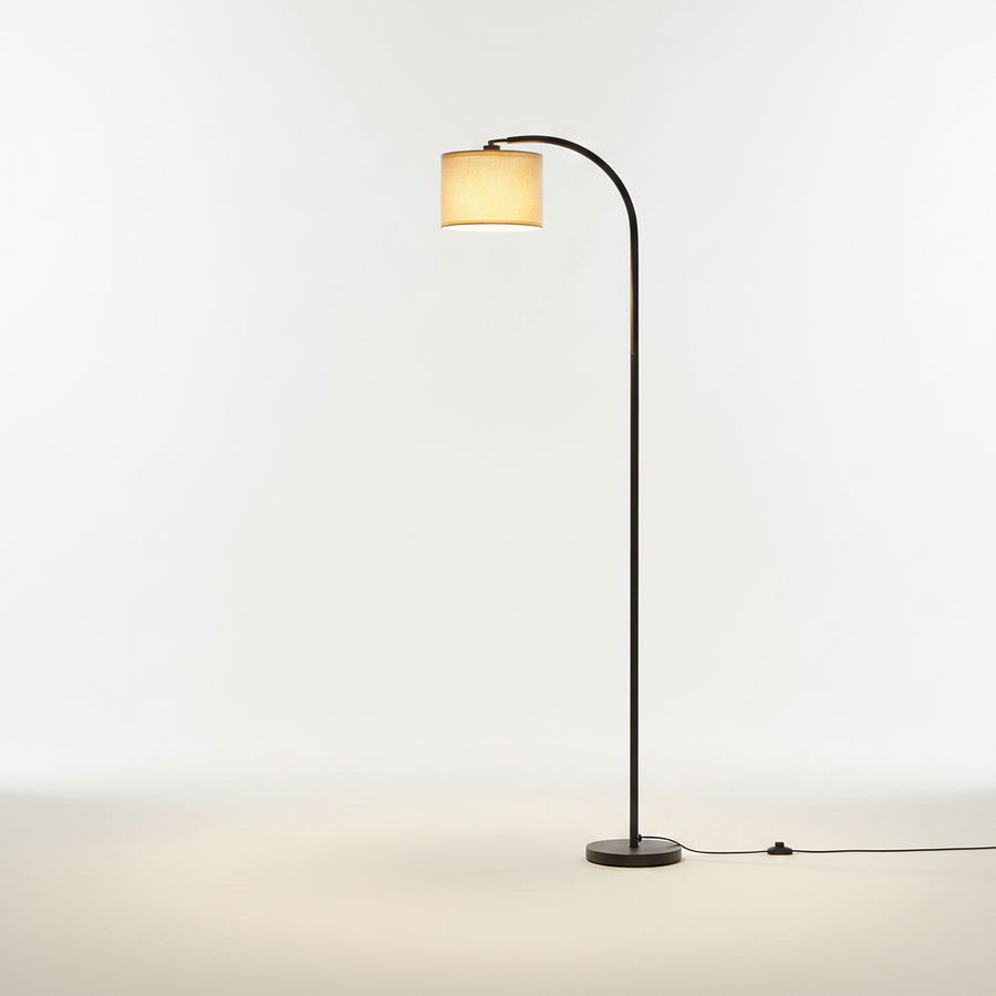 ORELA – Lampadaire Liseuse Orientable en Lin