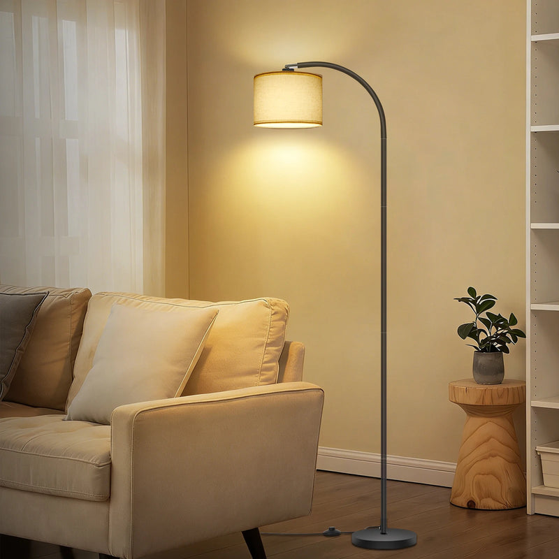 ORELA – Lampadaire Liseuse Orientable en Lin