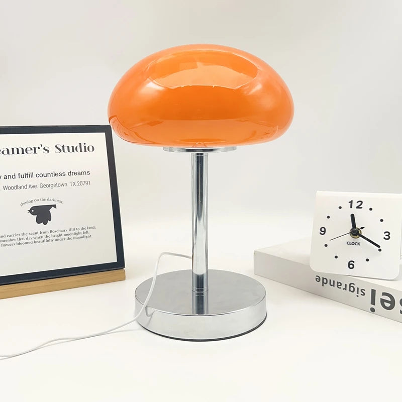 CAPSULA – Lampe de Table Dôme Ovale en Verre Murano