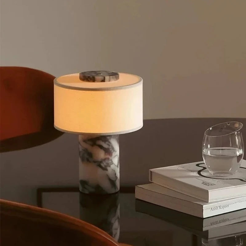 AUREA – Lampe de Chevet en Marbre Naturel Luxe