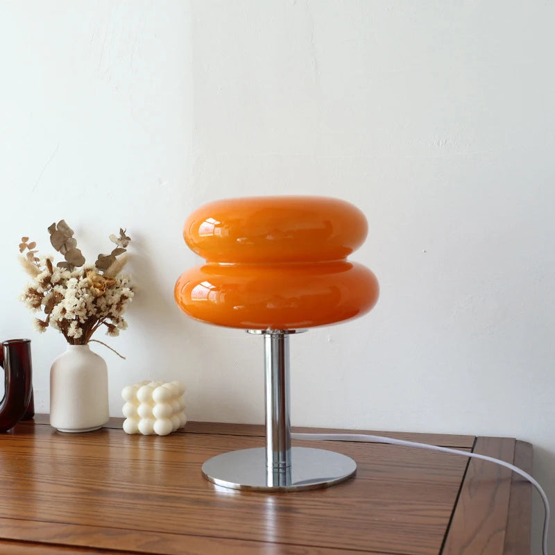 MACARON – Lampe de Table Macaron en Verre